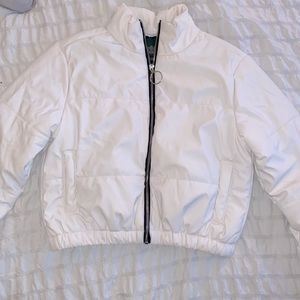 White Bomber Jacket
